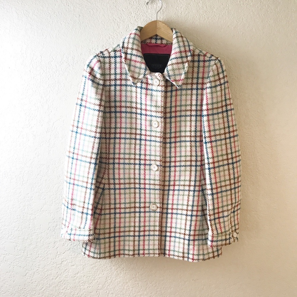Coach colorful Winter Wool Coat